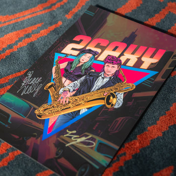 2SAXY Retro Autographed Poster (11x17)